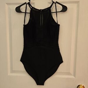 Love J Black Lace Bodysuit